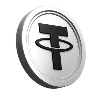 Composant de cryptomonnaie Tether USDT dans la section de confiance de la communauté de trading